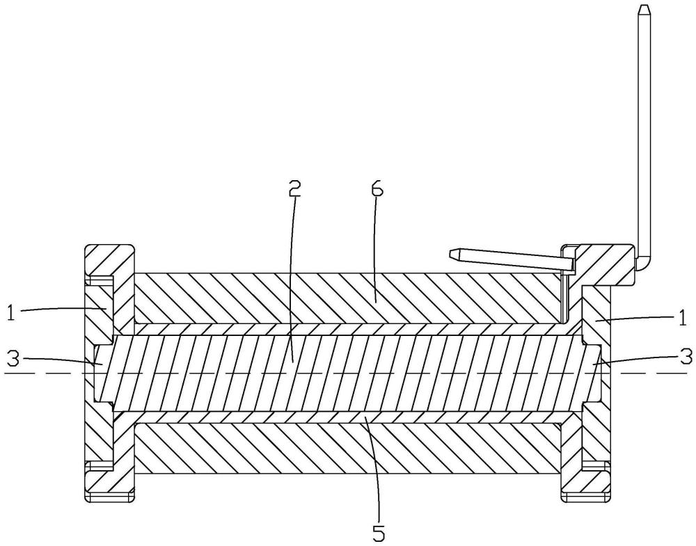 一种轭铁与铁芯的连接结构、线圈组件及继电器的制作方法