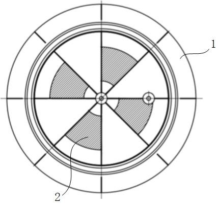 一种带缓冲结构的气盘的制作方法