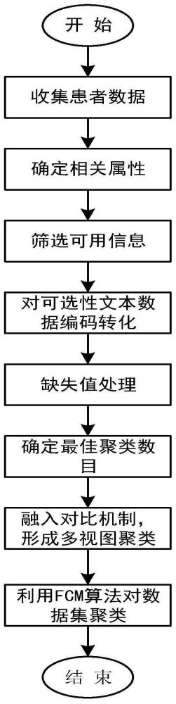 基于CL-FCM的风湿免疫疾病数据预处理方法及系统