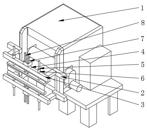 一种覆膜压花机使用的辅助配合结构的制作方法