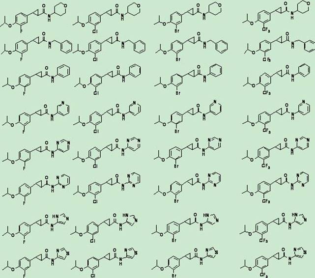 芳基环丙基类化合物制备方法和用途与流程