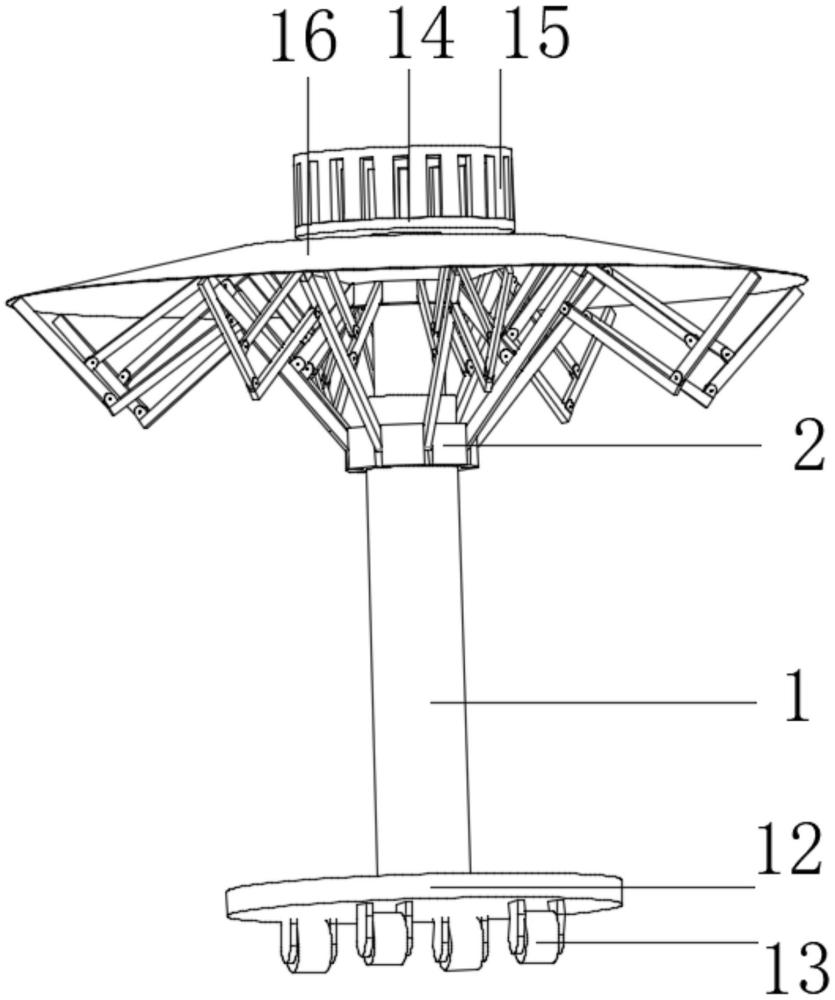 一种带有防护功能的建筑施工用支撑平台的制作方法