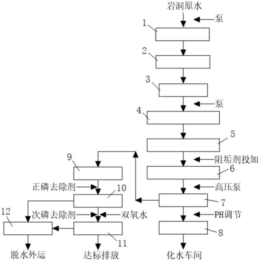 一种岩洞原水处理系统的制作方法