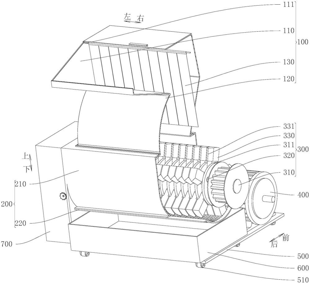 挤注成型废料破碎机的制作方法