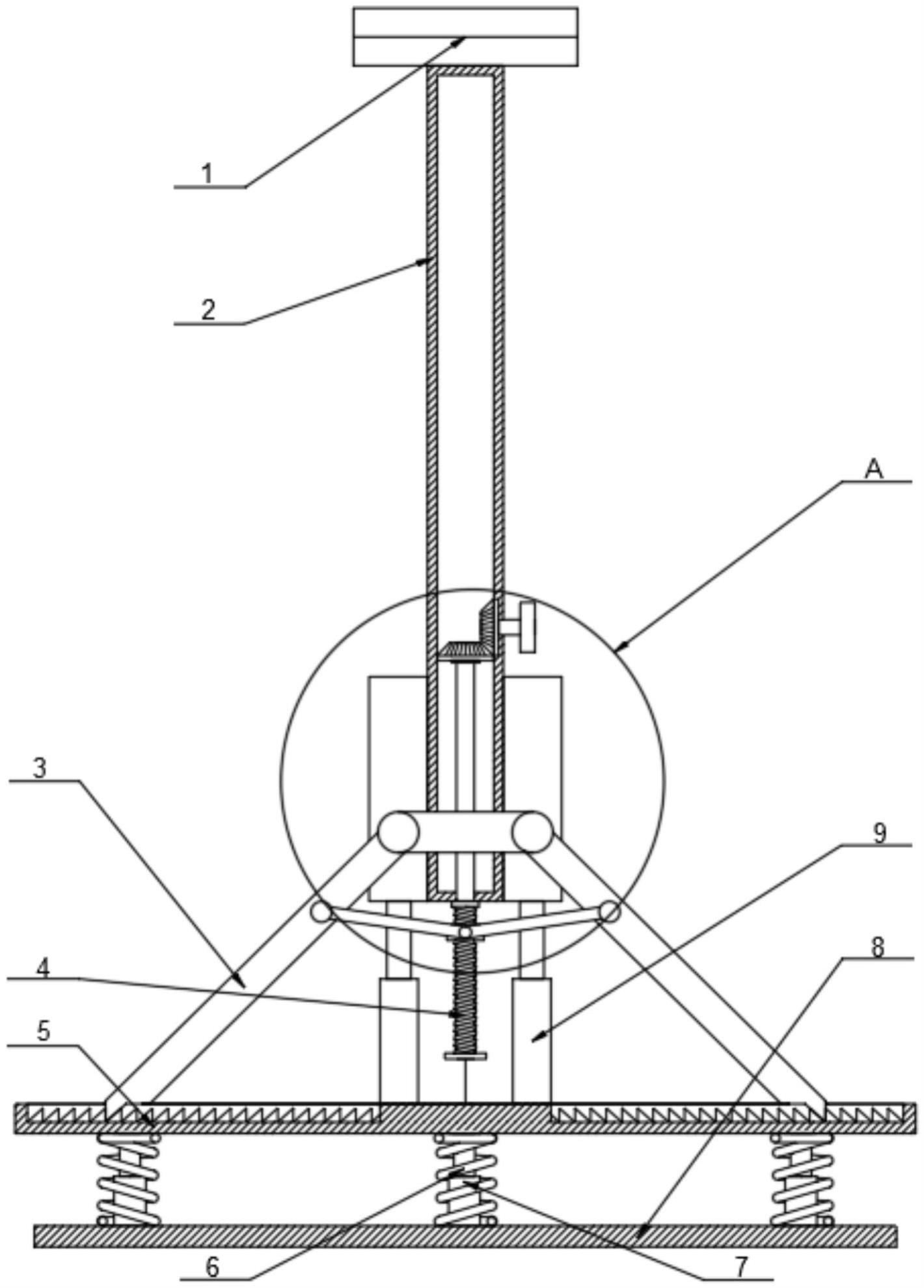 一种钢结构建筑施工用支撑装置的制作方法