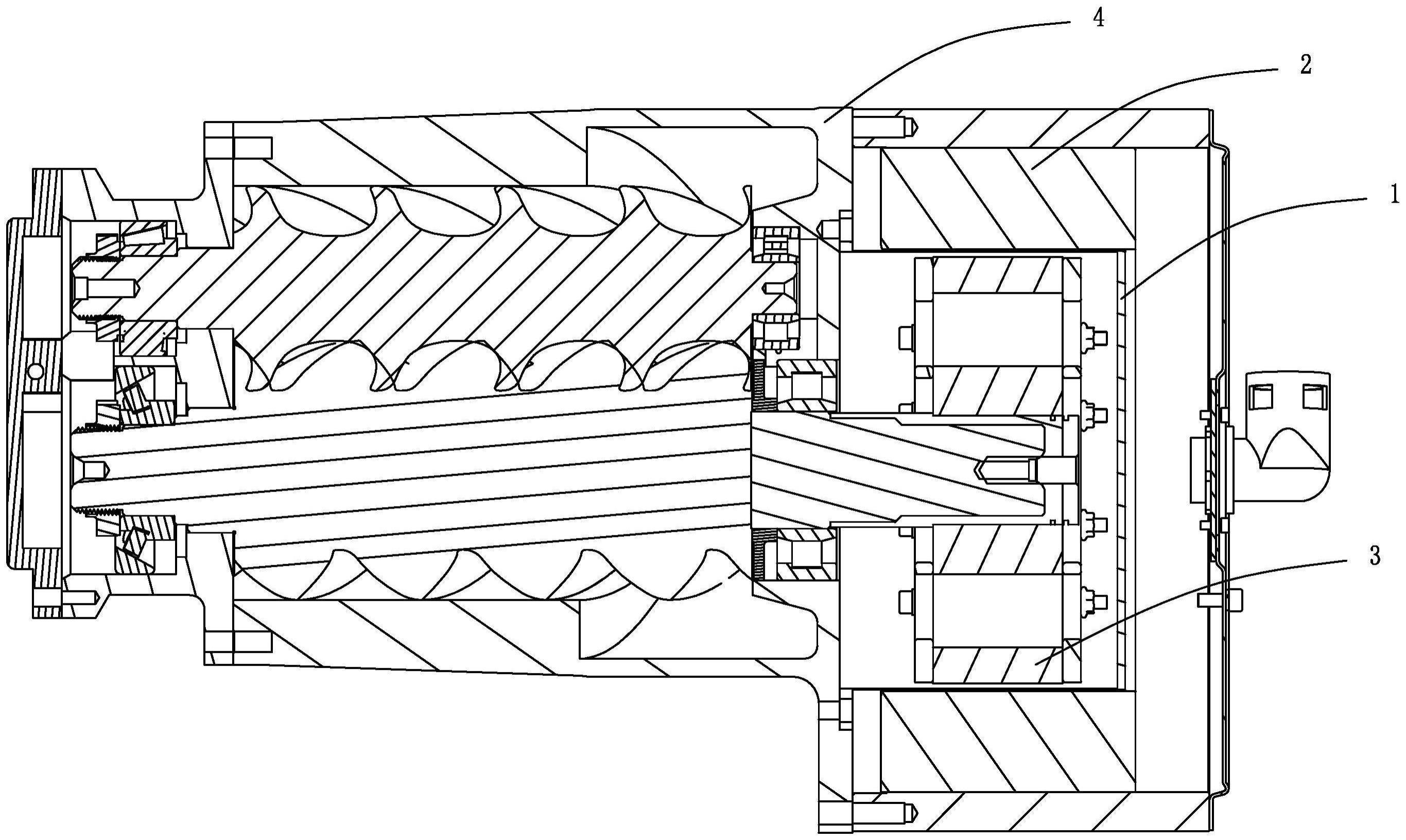 一种密封结构及含有其的喷油螺杆压缩机一体机的制作方法