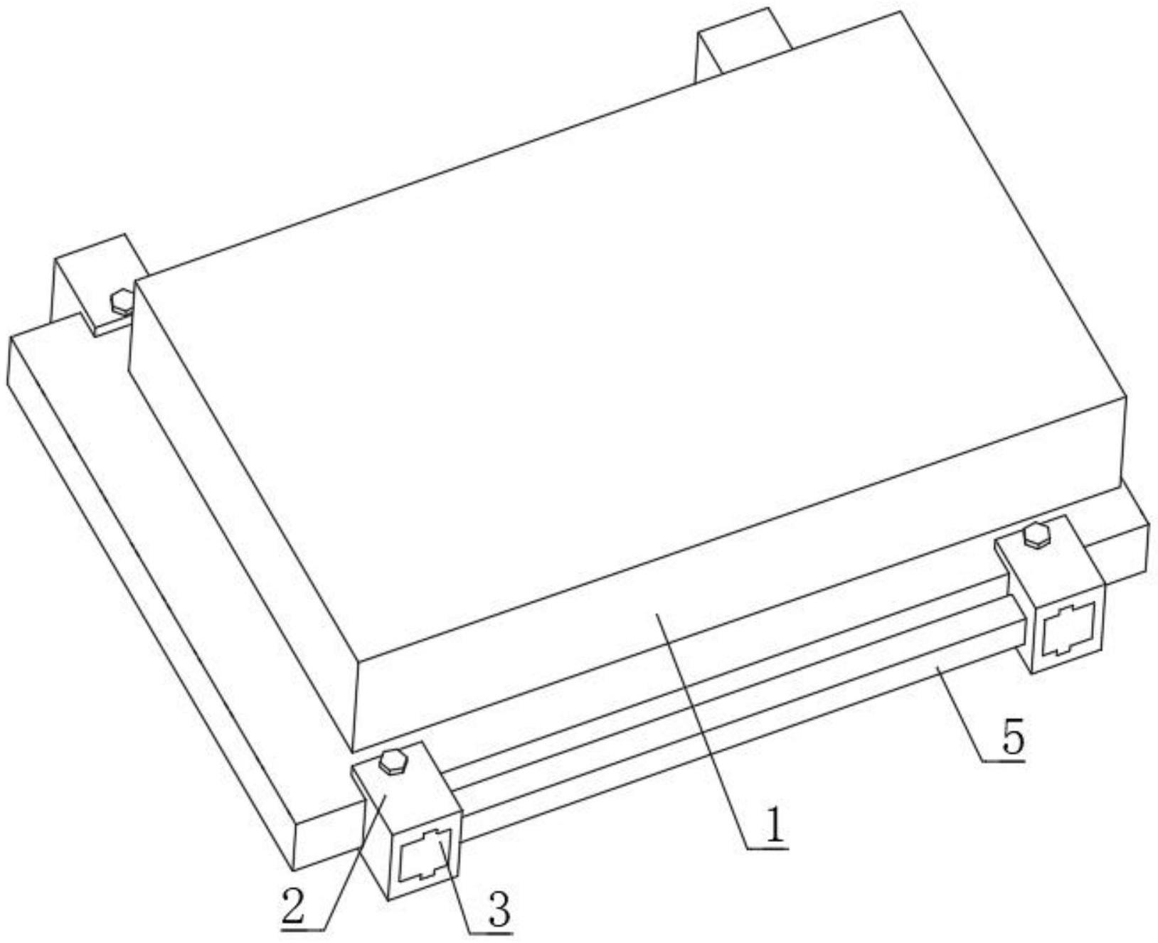一种小型桌面打印机防位移结构的制作方法