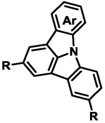 一类含吲哚并咔唑的宽带隙有机半导体材料及其制备方法与应用