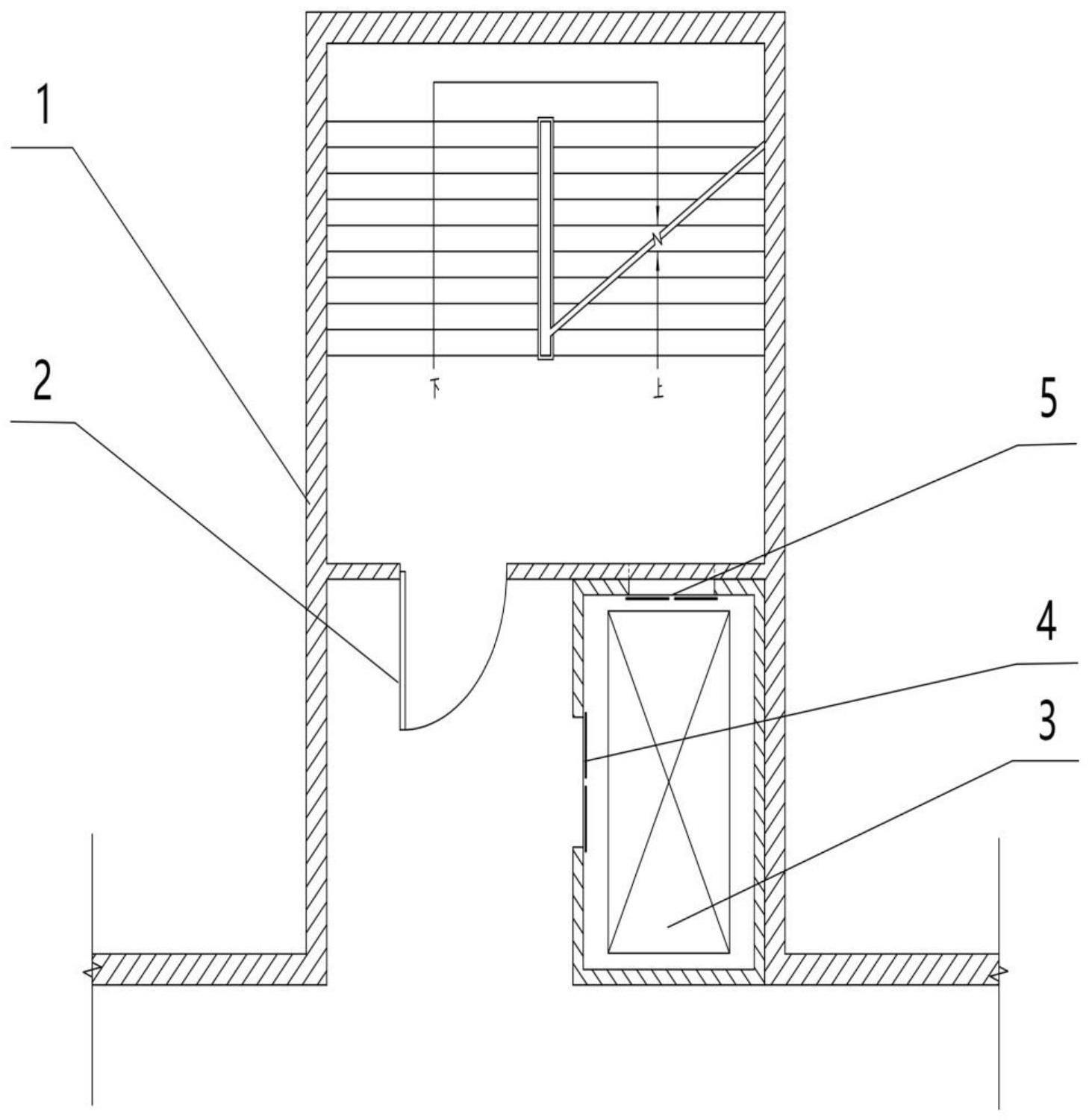 用于旧楼单元门口加装低空间占用的侧挂小型电梯的制作方法