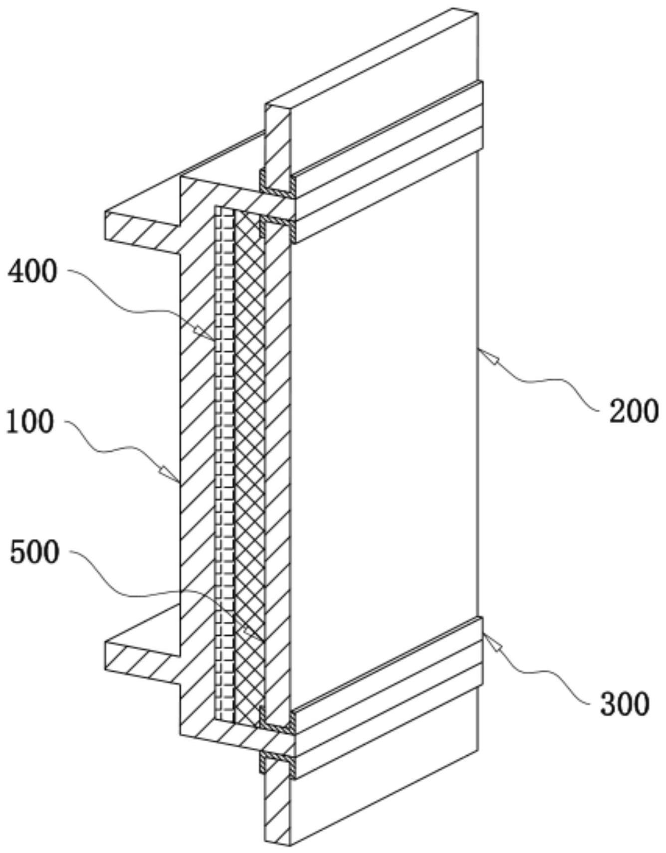 一种建筑的类幕墙结构的制作方法