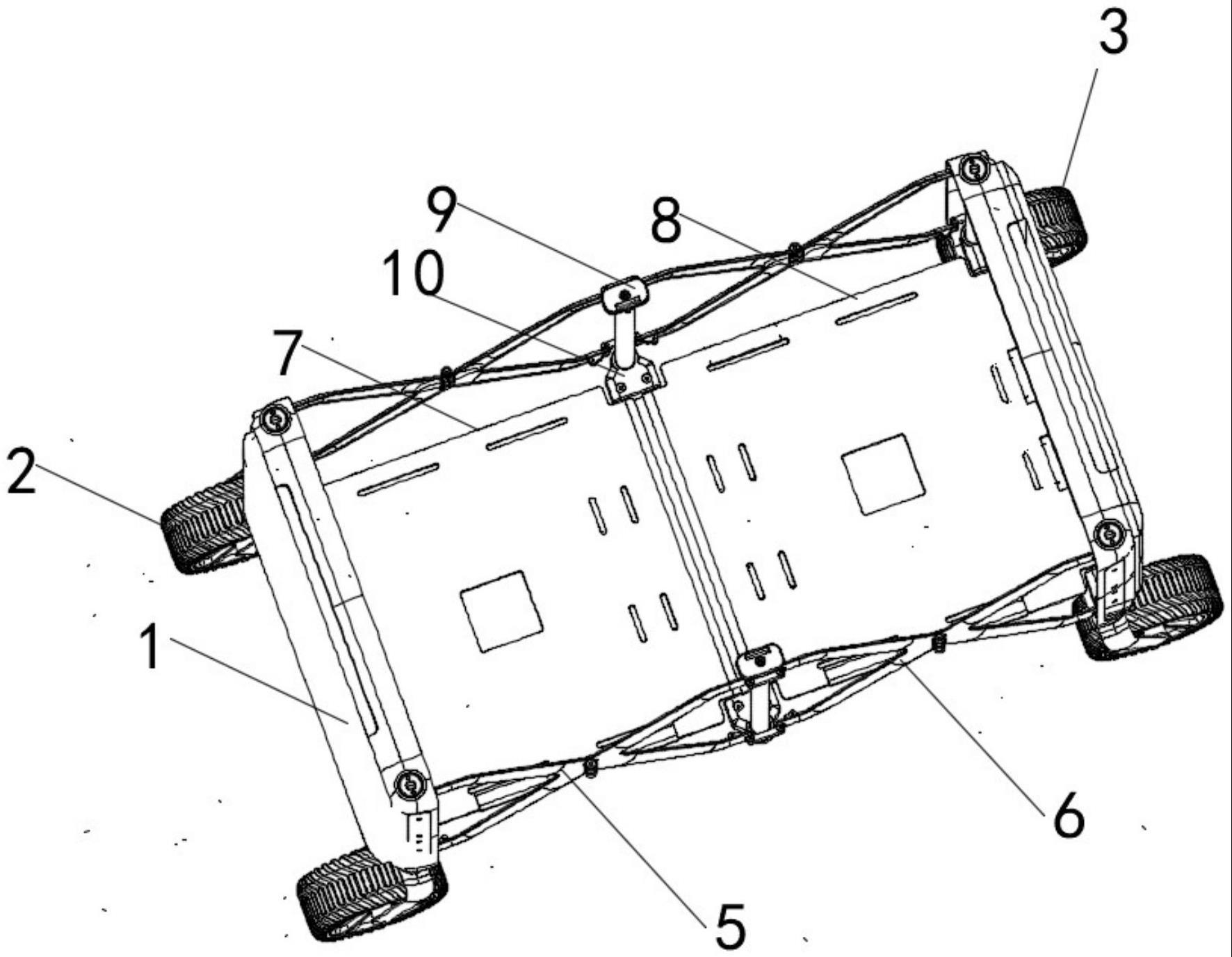 可收纳的箱式折叠结构及可折叠箱的制作方法