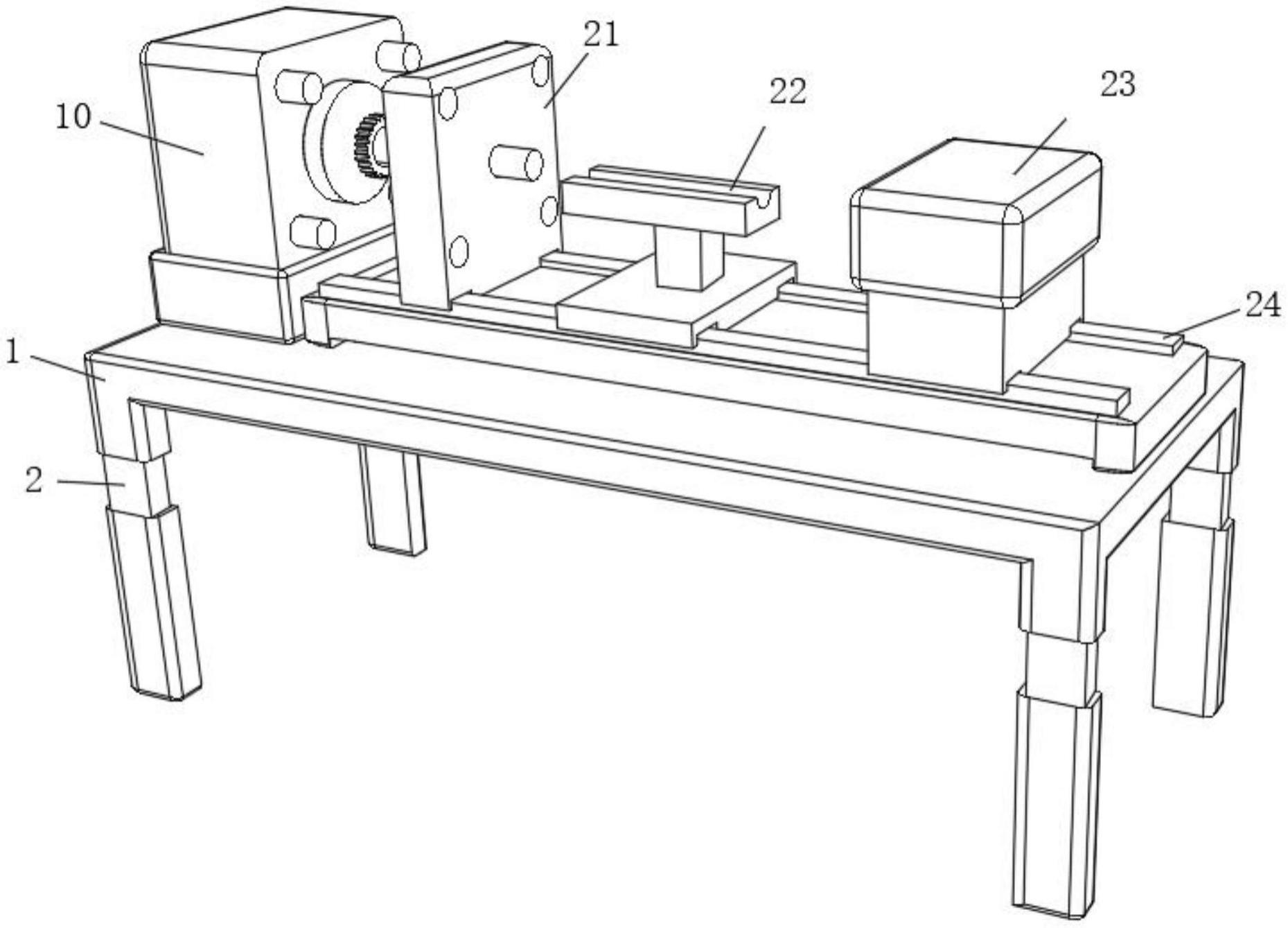 一种桌上车床防震固定装置的制作方法