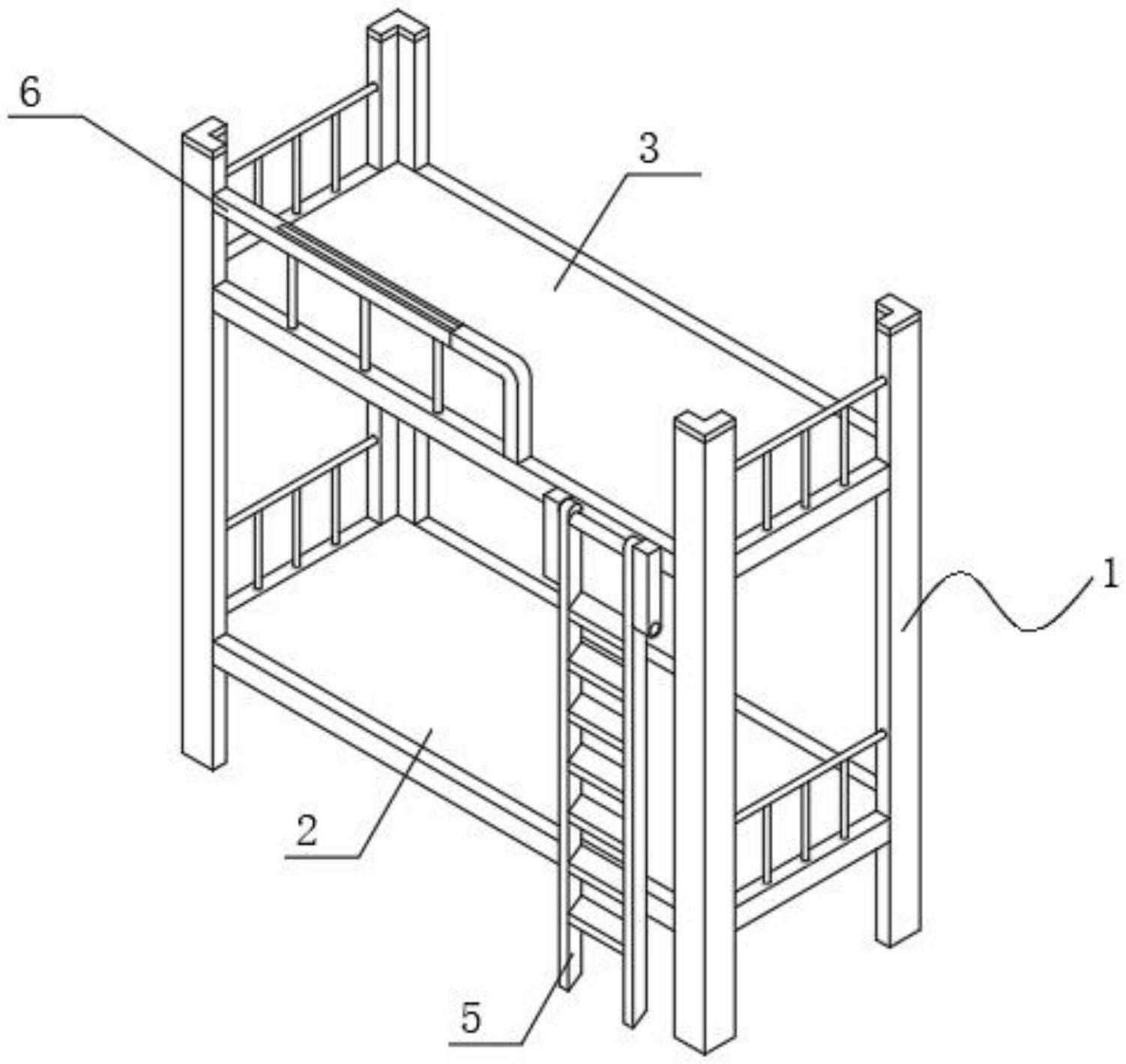 一种方便攀登的上下铺铁床的制作方法