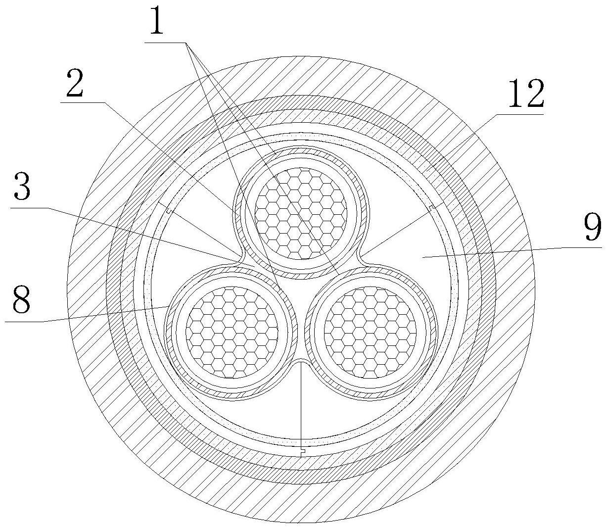 一种柔性耐高温的建筑防火电缆的制作方法