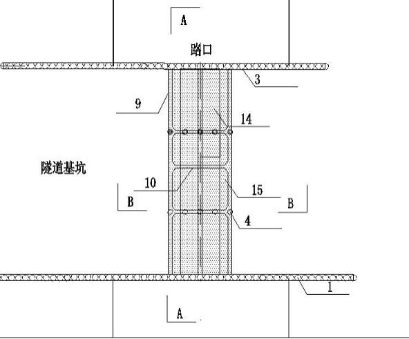 一种隧道深基坑保通钢便桥结构及施工方法与流程