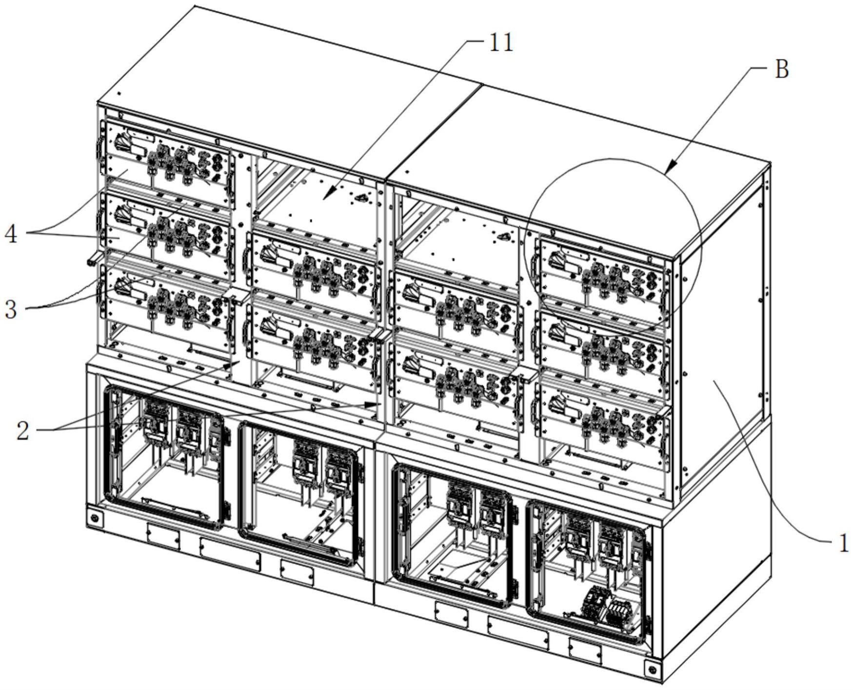一种模块化储能变流器机柜的制作方法
