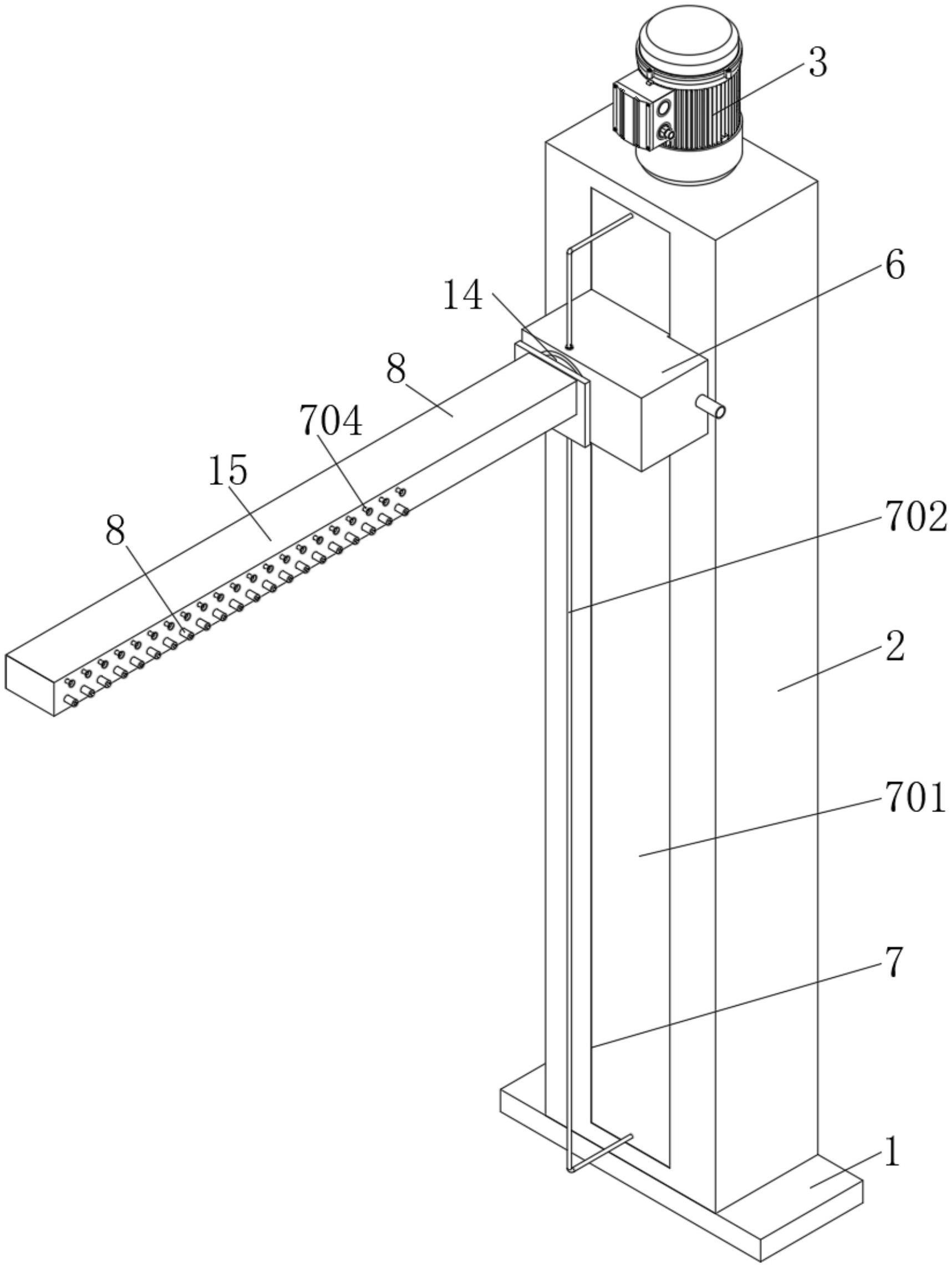 一种电气柜加工用内壁喷涂设备的制作方法