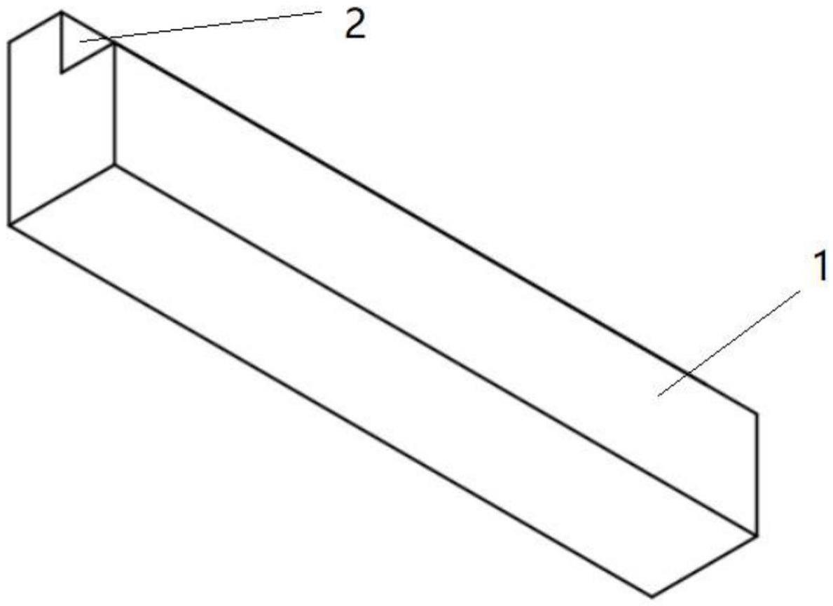 一种薄膜型绝缘板三面体流挂的判定工装的制作方法