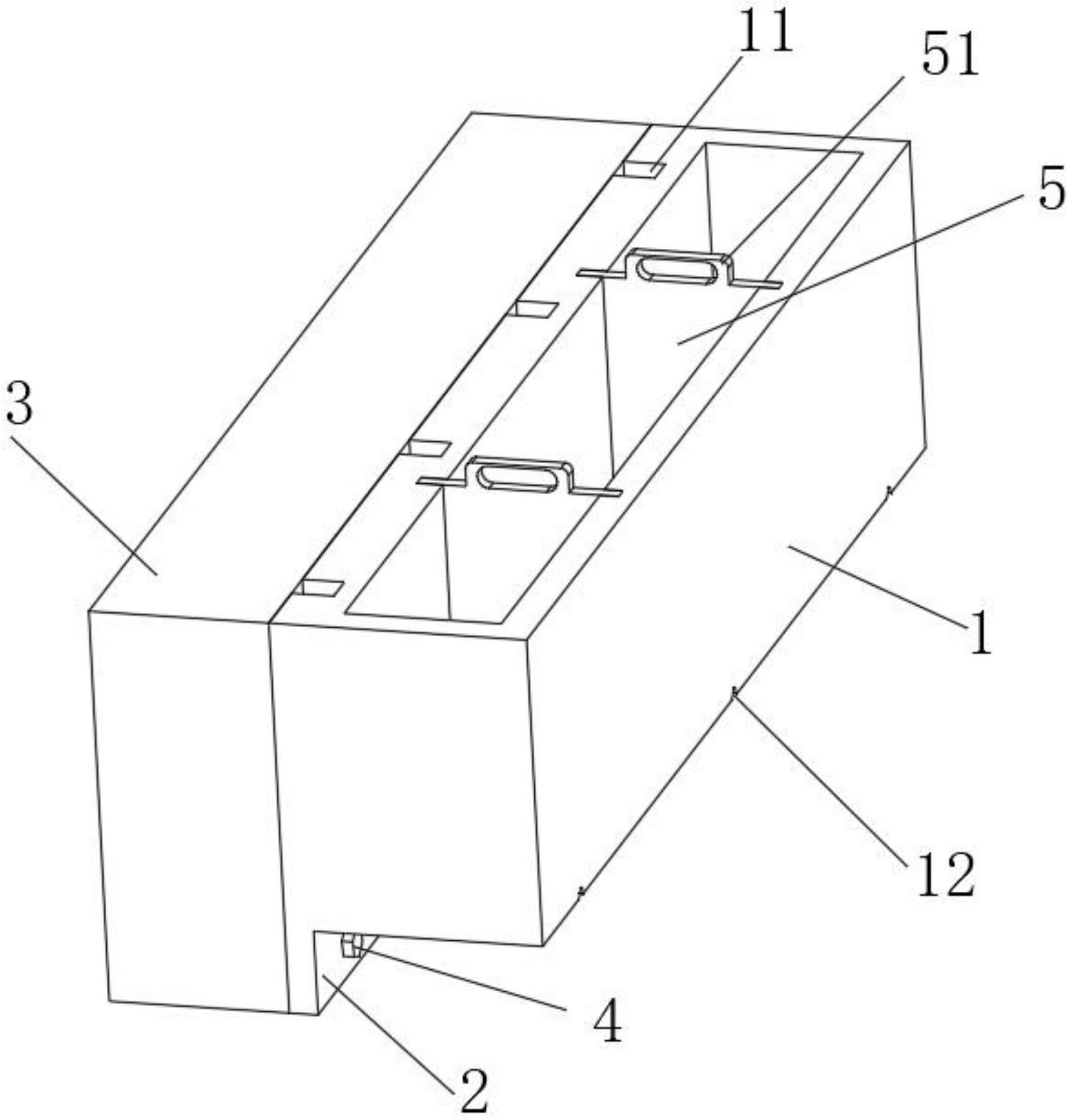 一种建筑物的预制花槽的制作方法