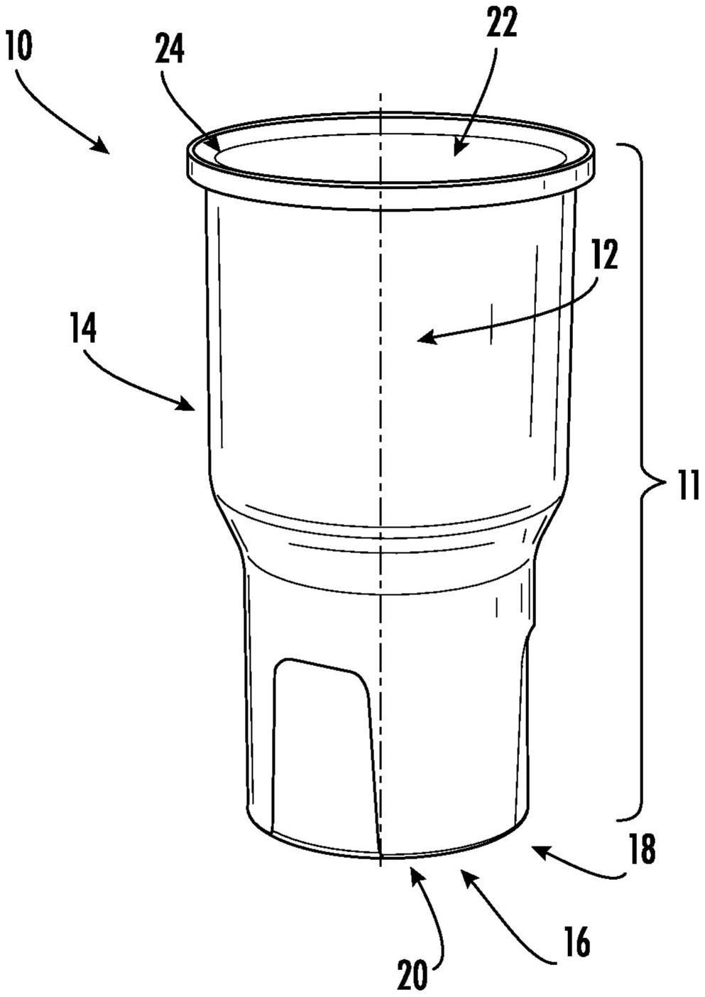 饮料容器罩组件的制作方法