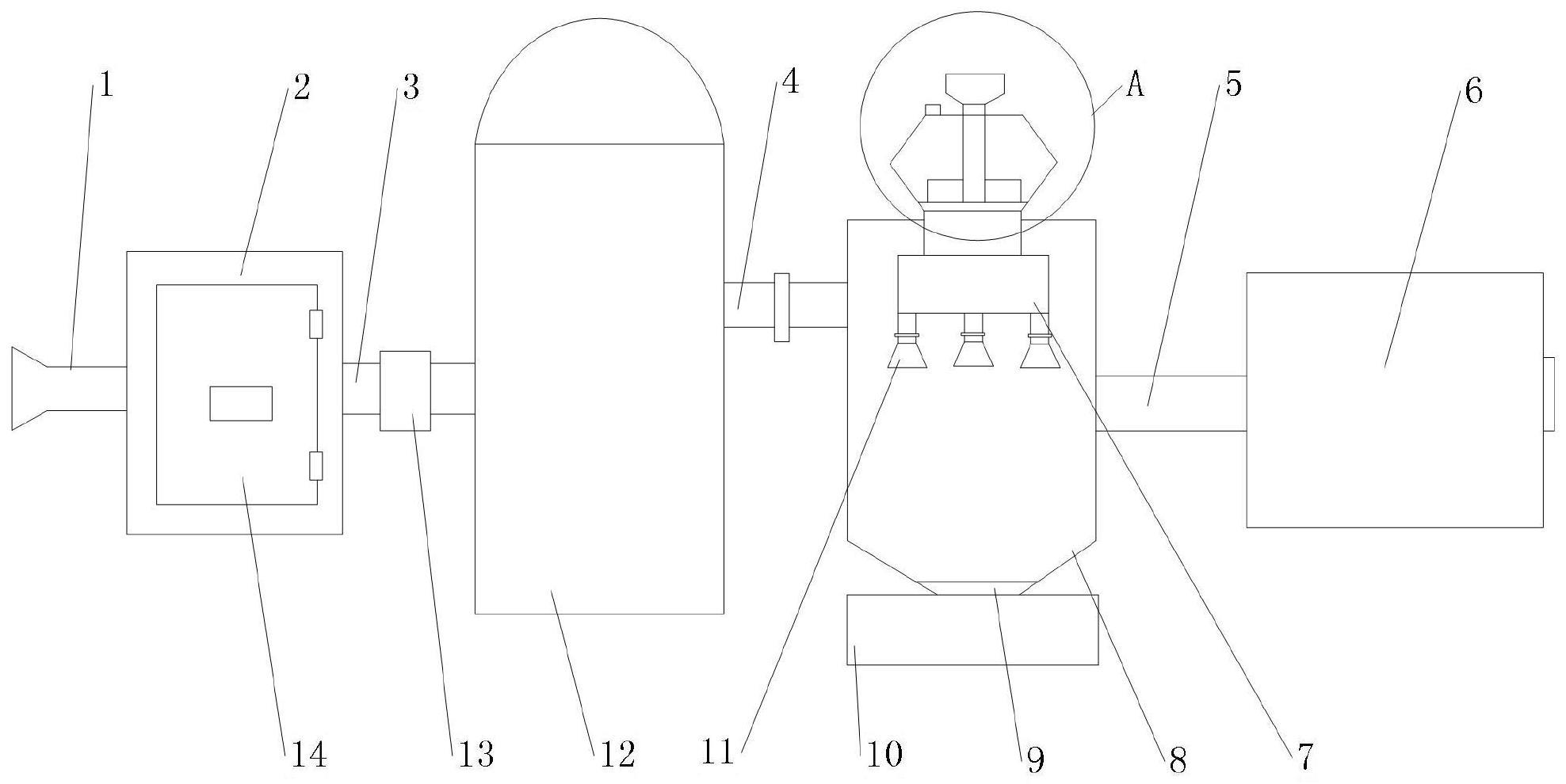 一种环保型空分塔气体收集装置的制作方法