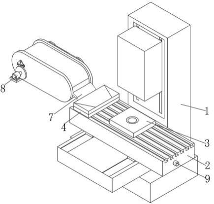 一种立式加工中心的进料辅助设备的制作方法