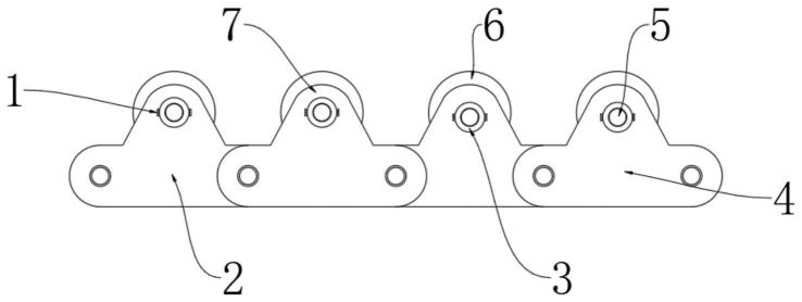 一种新型摩擦式尖顶输送链的制作方法