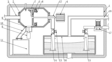 一种有效回收烟尘中固体粉尘的环保除尘除烟装置的制作方法