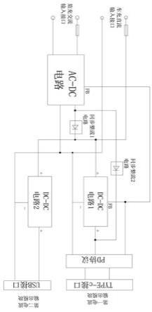 一种转换效率高的车充旅充二合一充电器电路及其充电器的制作方法