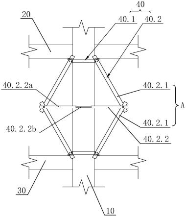 建筑体结构柱加固结构的制作方法