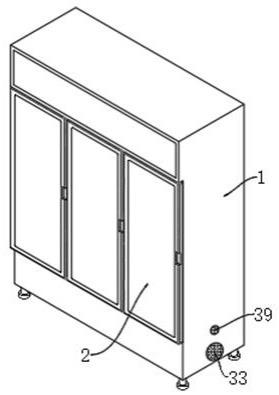 一种具有排热机构的整机立式制冷展示柜的制作方法