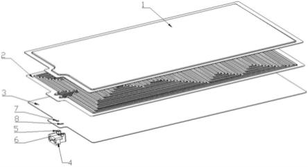 一种新能源电池包用直冷直热换热器的双面散热结构的制作方法