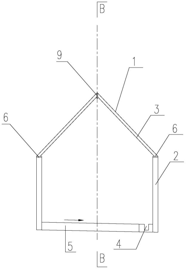 一种勘测平硐的支护结构的制作方法