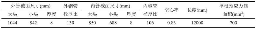 一种装配式预应力中空夹层钢管混凝土输电杆的制作方法