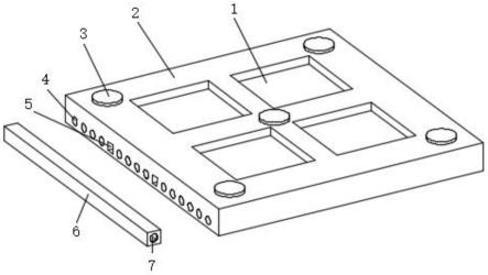 一种整形机压板结构的制作方法