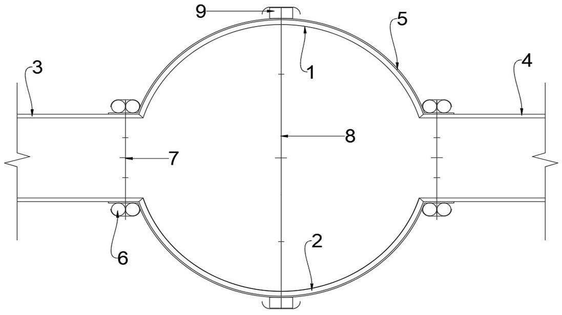 一种附外墙圆柱模板施工结构的制作方法