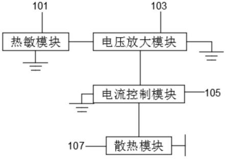 一种高散热性能的电吹风集成电路系统的制作方法