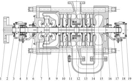 一种高抗汽蚀自平衡的节段式多级泵的制作方法
