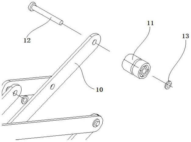 剪叉支撑装置及包含其的晾衣机的制作方法