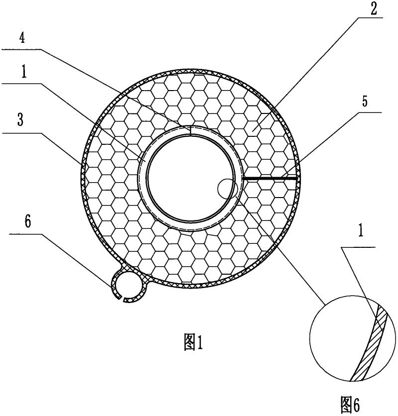 内波纹管式保温软管的制作方法