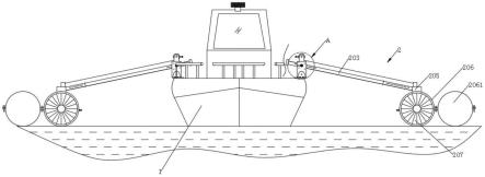 一种小型游艇钓鱼船船身稳定装置的制作方法