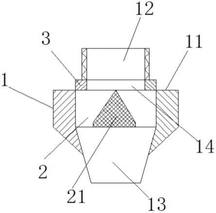 一种混动塔上用喷嘴的制作方法