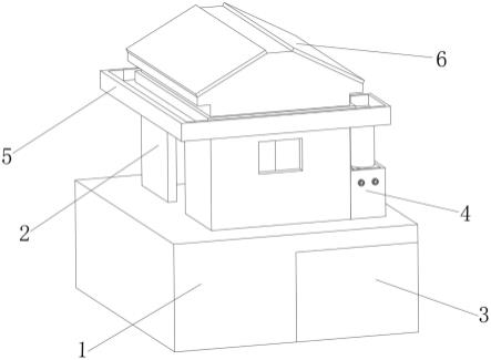 一种具有光能利用装置的绿色建筑结构的制作方法