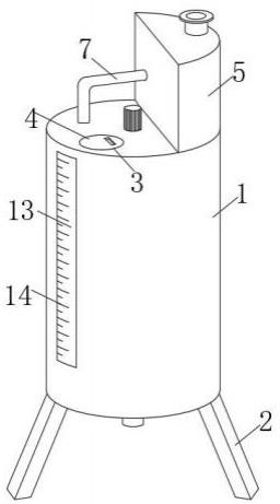 一种发泡原料预混可计量储存罐的制作方法