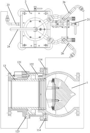 一种气液转换控制的高频开关阀体联控结构的制作方法