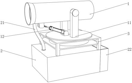 一种煤矿挖掘用的降尘雾炮机的制作方法