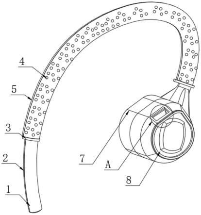 一种外挂式耳机的外壳结构的制作方法