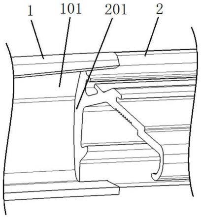 车窗饰条连接结构的制作方法