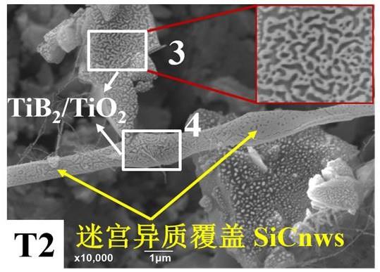 原位生长异质结构的SiOC吸波陶瓷及其制备方法