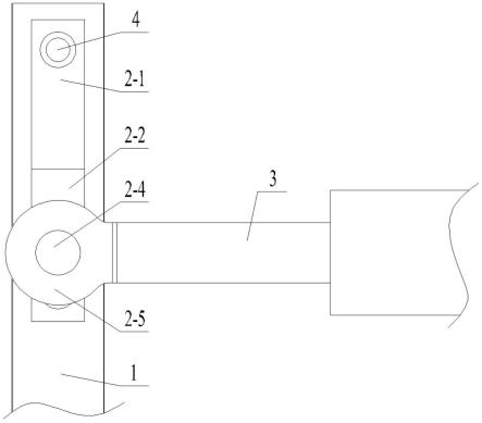压滤机用的拉板油缸与滤板的连接结构的制作方法